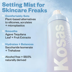 Kosas Cloud Set: aplicación sobre maquillaje para un acabado suave y uniforme