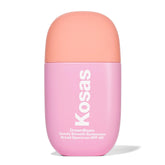 Kosas DreamBeam botella y aplicación suaves para base de maquillaje.