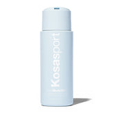 Kosas Kosasport Good Body Skin Body Wash muestra textura-espuma para exfoliación diaria suave.