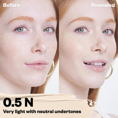 Kosas Revealer Concealer, cobertura media para ojeras y manchas con hidratación.