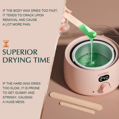 KOTAMU bikini area waxing close-up with precise grip