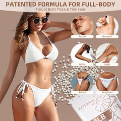 Kotamu depilación facial con cera dura para resultados suaves.