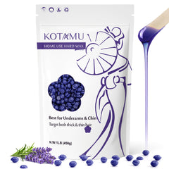 KOTAMU Cera Dura Lavanda para aplicación facial y suavidad duradera.