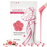 KOTAMU cera en perlas para rostro con piel sensible, depilación suave