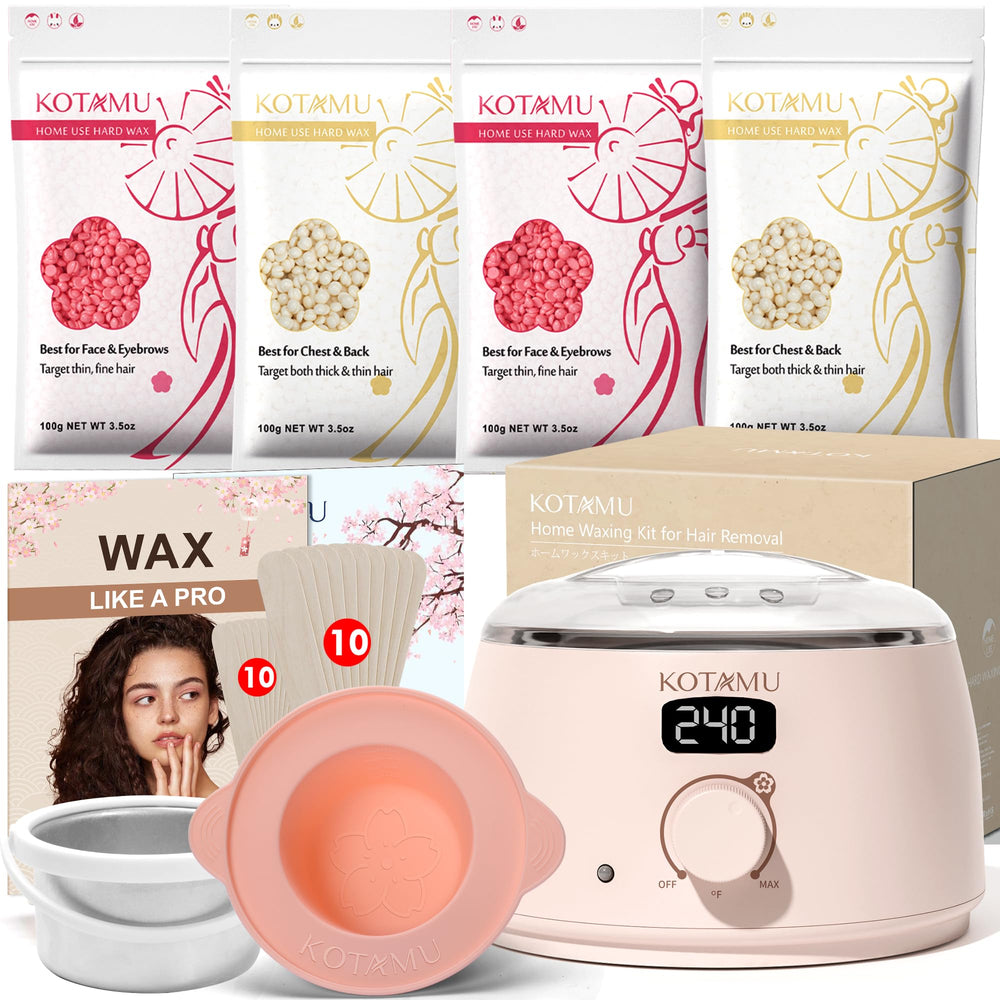 KOTAMU pink digital wax warmer for salon-grade at-home waxing