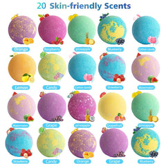 Kottke bombas de baño espuma efervescente y colores vivos para niños.