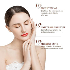 Krajiyya Textura ligera se absorbe rápidamente tras la exfoliación.