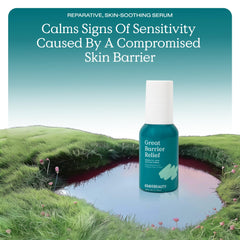 KraveBeauty Great Barrier Relief Serum, aceite de tamanu, nutrición calmante para la piel.