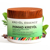 Kreyol Essence pomada-cuidado-capilar 4oz en frasco, mejora manejo y brillo.