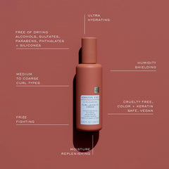 Kristin Ess Crema sin enjuague para rizos: control del frizz y definición suave