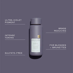Kristin Ess The One Purple Shampoo: aplicación en cabello para tonificar rubios