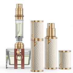 Kuangre botellita de perfume para viaje de 5 ml, compacto para bolso