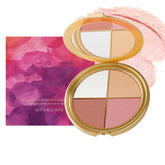 Kubot paleta ojos y pómulos: sombras suaves para un look diario versátil.