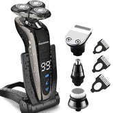 Kurener afeitadora eléctrica para rostro y cuello, afeitado suave sin irritación.