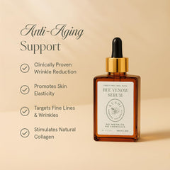 KUSHI Sérum Venin d'Abeille, gouttes précises pour nourrir la peau