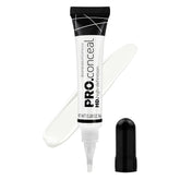 L.A. Girl HD PRO.conceal Flat White, textura suave para cobertura ligera y natural.