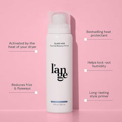 L'ANGE HAIR Glass Hair: aplicación suave que prepara el cabello para peinado liso.