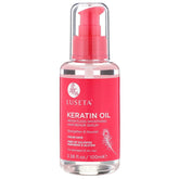 L LUSETA Aceite de keratina en botella para cabello dañado y suave manejo