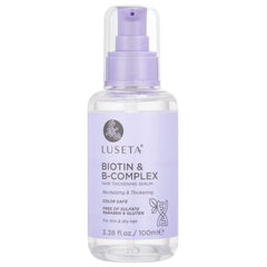 L LUSETA Biotina B-Complejo aceite para el cabello en botella para cabello fino, fortalecimiento potencial.