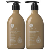 L LUSETA Shampoing huile ricin en bouteille, nettoyage doux pour cheveux fins.
