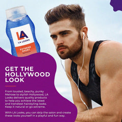 La Looks Extreme Sport Gel ofrece fijación duradera para sesiones prolongadas.