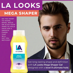 LA Looks Mega Shaper textura gel para fijación suave y duradera