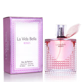 La Vida Bella Roses, botella elegante para uso diario.