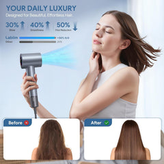 Labiim secador con cuatro ajustes y tres velocidades para todos los tipos de cabello