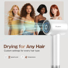 Labiim secador de pelo iones negativos reduce frizz y mantiene humedad