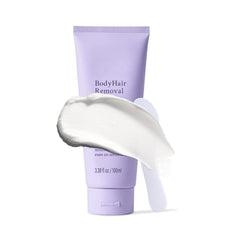 LABJD crema depilatoria con aplicador espátula para aplicación precisa.