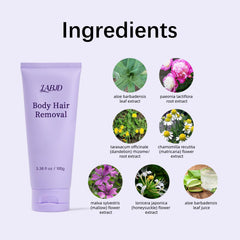 LABJD crema depilatoria para piel sensible ofrece cuidado suave.