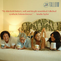 Lady May Tallow aporta vitaminas A, D, E y K para nutrición cutánea.