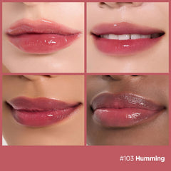 Laka Fruity Glam Lip Tint Mini, muestra de color intenso para labios duraderos.