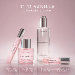 Lake & Skye aplicador fragancia vainilla 11-11, facilita puntos de pulso.