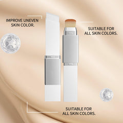Lampolar Blanc Cover Cream Stick con pincel desmontable facilita la difuminación.