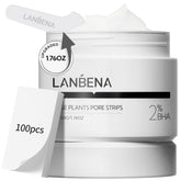 Parches nasal LANBENA para descongestionar poros y eliminar impurezas.