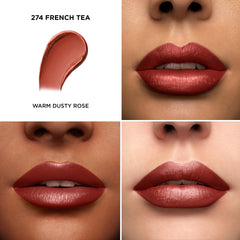 Lancôme L'Absolu Rouge offre une application crème lisse pour des lèvres douces.