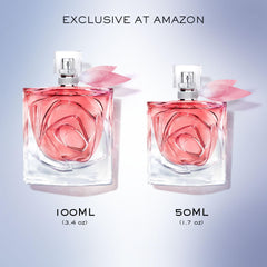 Lancôme La Vie Est Belle Rose Extraordinaire, iris en detalle, elegancia floral marcada.