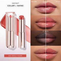 Lancôme Lip Idôle Squalane-12 Butterglow estuche elegante para regalo o autocuidado