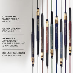 Lancôme Le Stylo pour les Yeux Résistant à l'Eau, pointe fine en gros plan, tracé précis.
