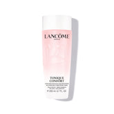 Lancôme Tonique Confort, botella-textura-lechosa para hidratación suave al despertar