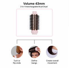 L'ANGE HAIR aditamento cerdas resistentes para agarre y peinado preciso