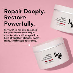 L'ANGE HAIR Borago – brillance naturelle et texture soyeuse.