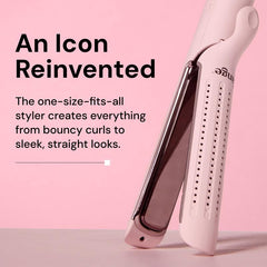 L'ANGE HAIR Le Duo Edge 360 alisa y crea rizos gracias a placas titanio.