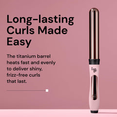 L'ANGE Le Curl 25mm, rizos apretados, ideal para cabellos gruesos.