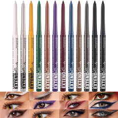 LANGMANNI 12 piezas delineador metalico: colores intensos para looks duraderos
