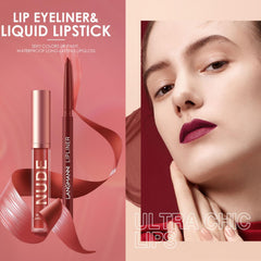 langmanni lapices labiales conjunto 6 delineado preciso y duradero