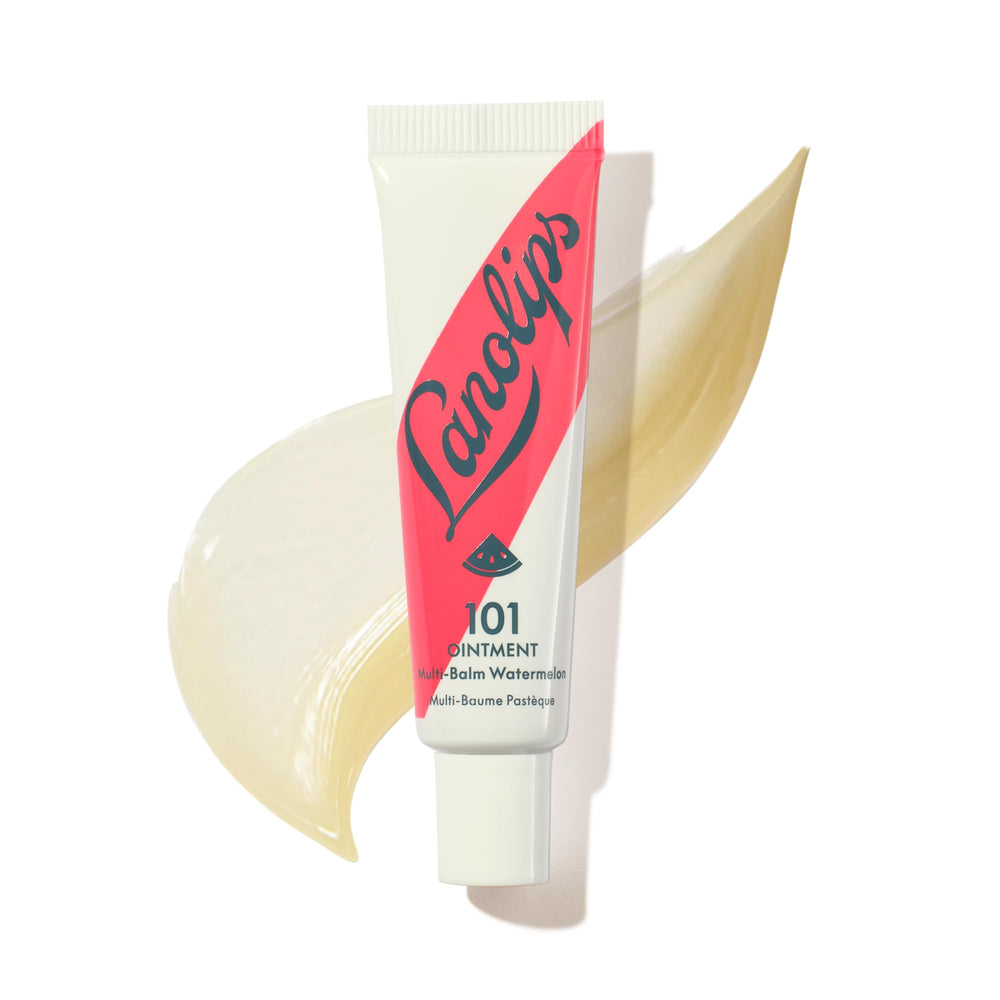 Lanolips 101 bálsamo labial con lanolina, frasco visible para labios secos.