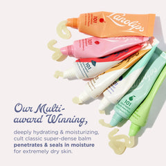 Lanolips 101 bálsamo labial, textura cremosa que facilita la aplicación.