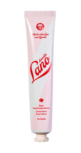 Lanolips crema de manos intensa en tubo con aceite de rosa para hidratación suave